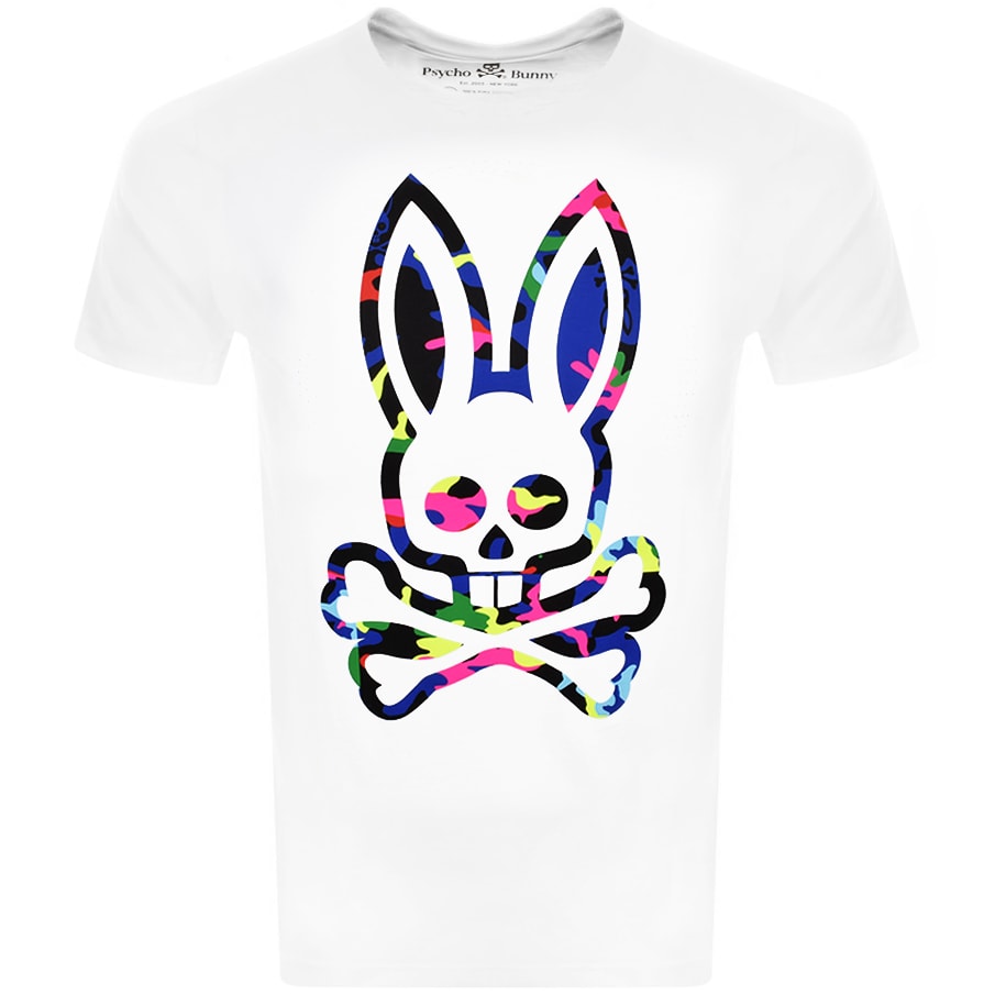 Alternative Image for ProductPsycho Bunny Bradley Crew Neck T Shirt White1